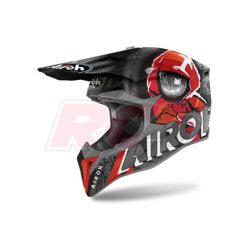 Capacete Airoh Wraap Alien Red Matt Rc