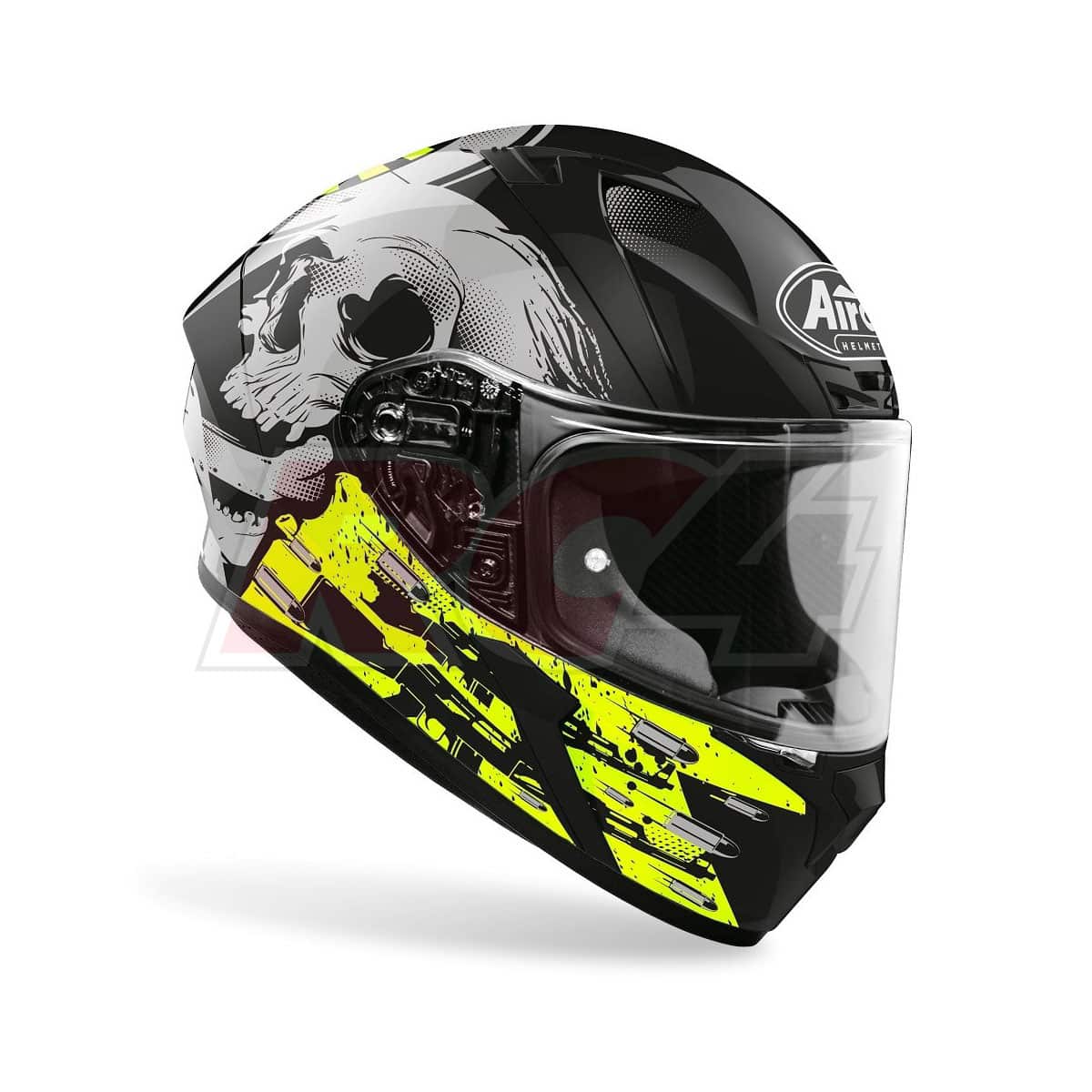 Capacete Airoh Valor Akuna Yellow Gloss Rc