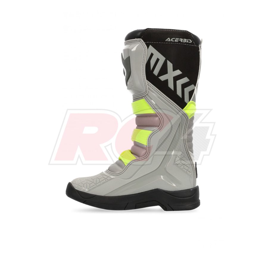 Botas Acerbis X-Team Grey-Yellow