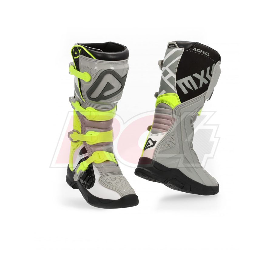 Botas Acerbis X-Team Grey-Yellow