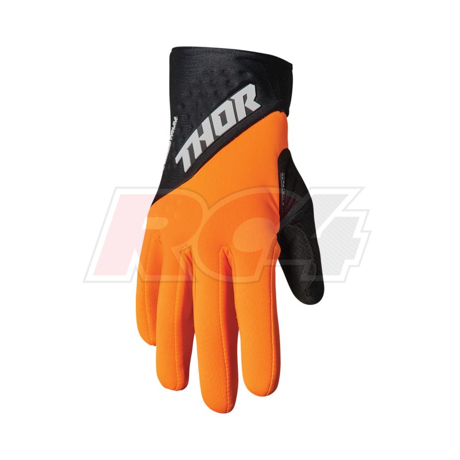 Luvas Thor Spectrum Cold Orange / Black