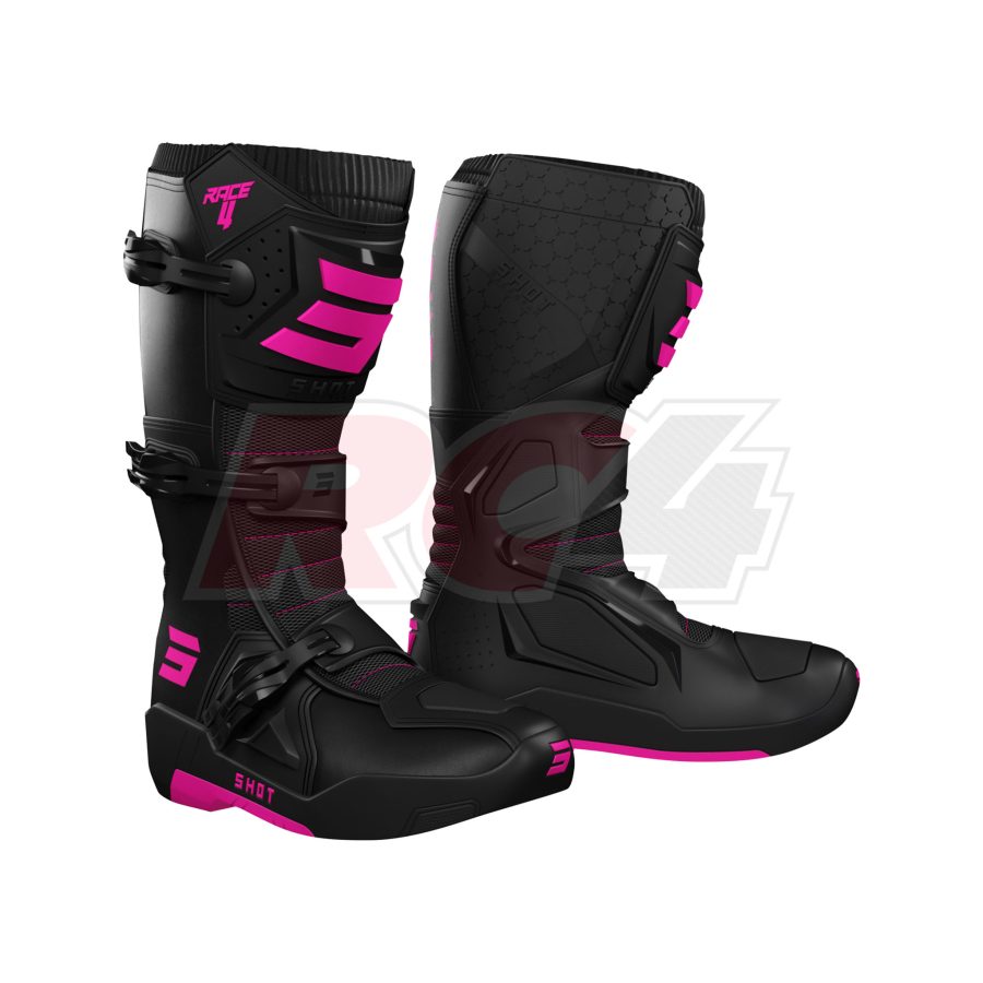 Botas Shot Race 4 Black Pink