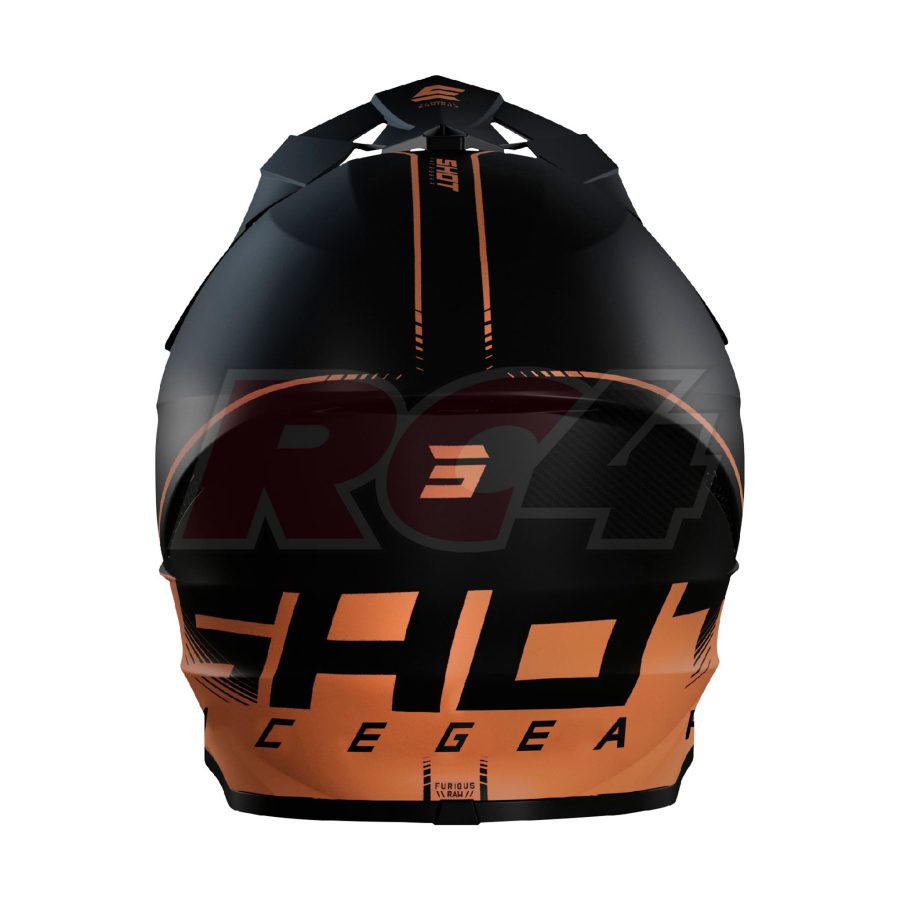 Capacete Shot Furious Raw 3.0 Black Bronze