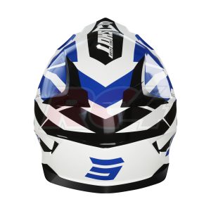 Capacete Shot Pulse Revenge White Blue Black - XS - 53-54 cm