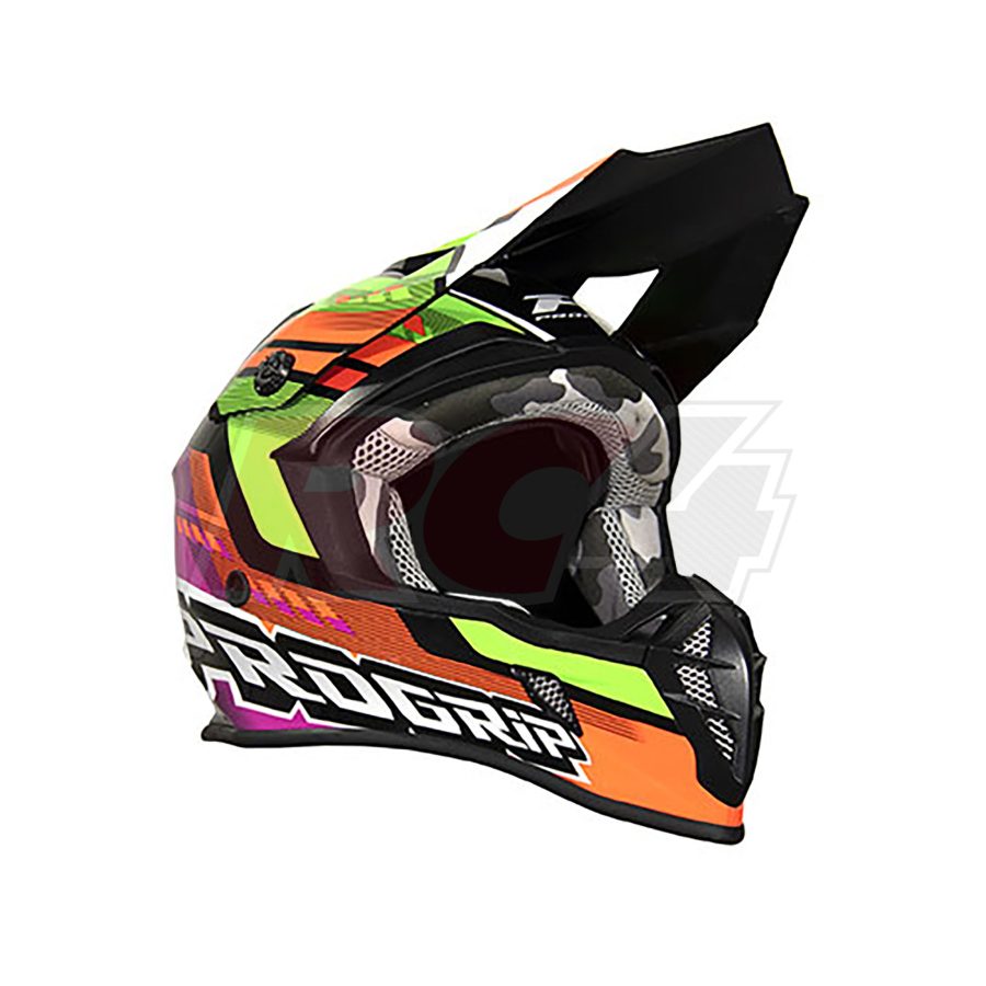 Capacete ProGrip 3180 AP71 Green-Fuchsia