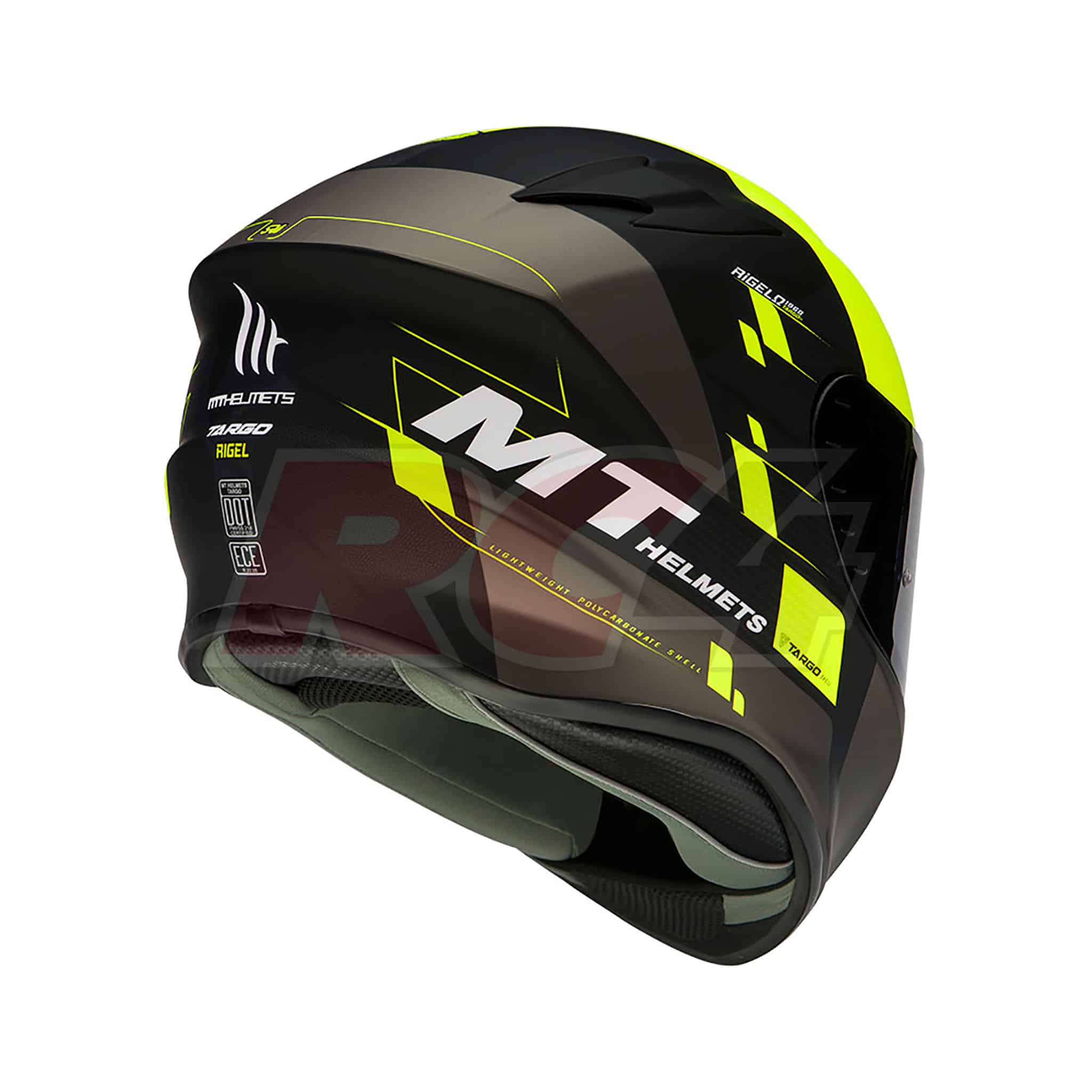 Capacete MT Targo Matt Fluor Yellow | RC4