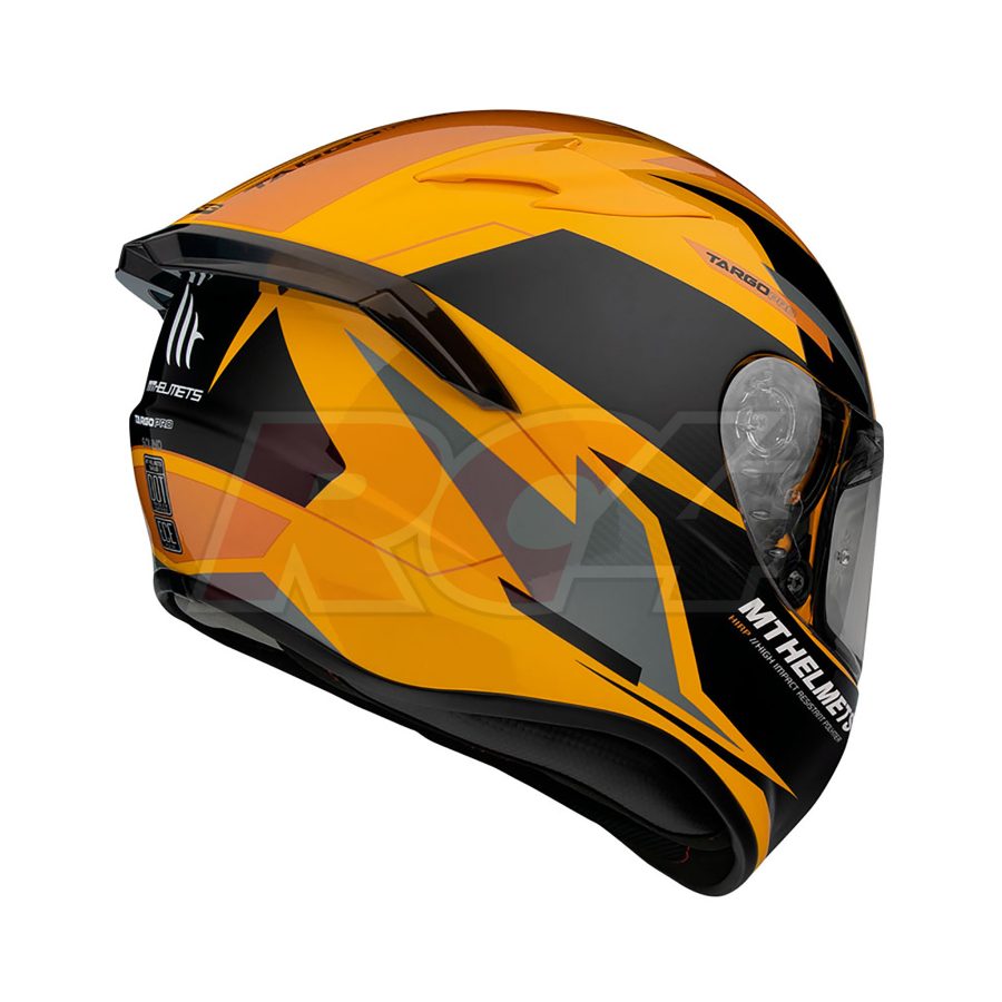 Capacete MT Targo Pro Gloss Yellow