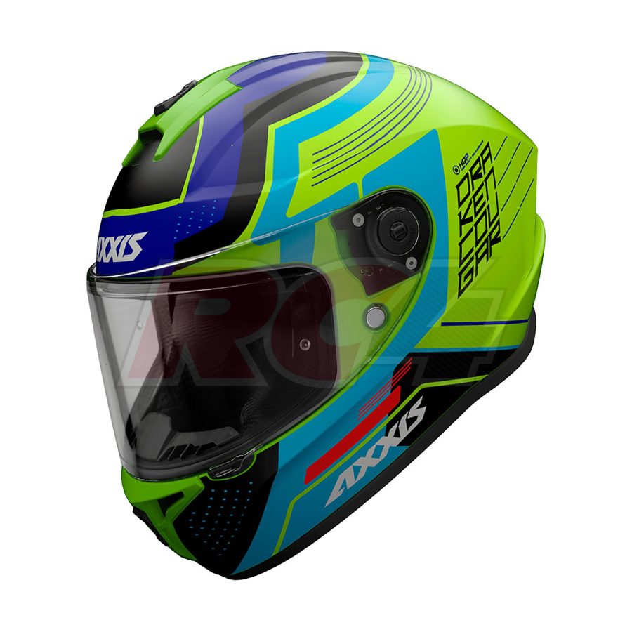 Capacete Axxis Draken S Cougar Fluor Yellow