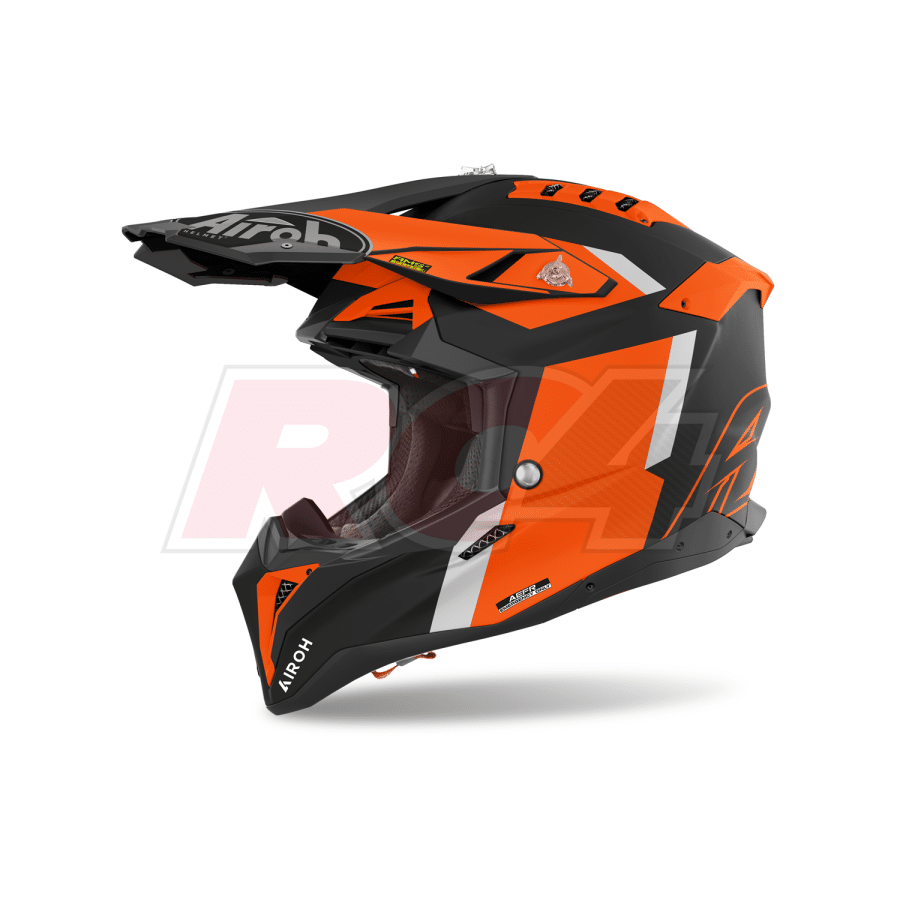 Capacete Airoh Aviator 3 Glory Orange Matt