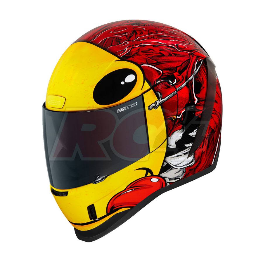 Capacete Icon Airform Counterstrike Brozak Red