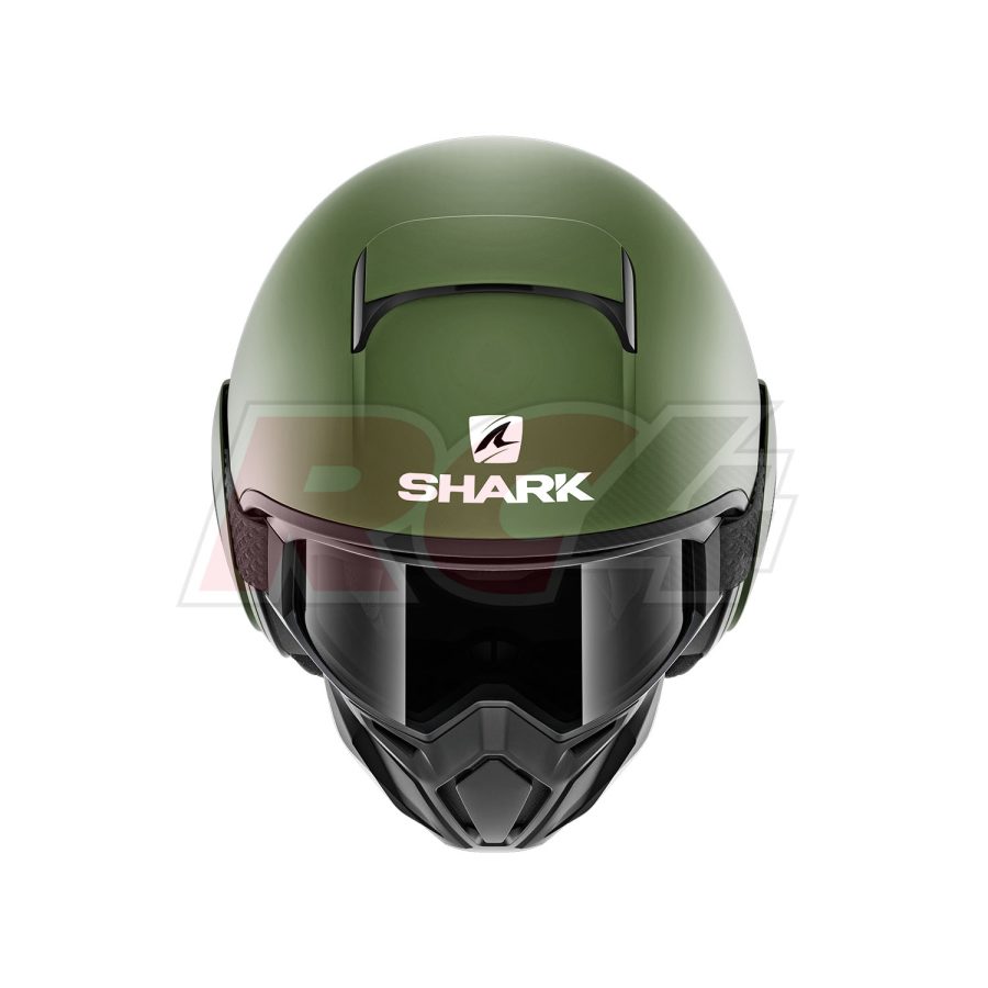 Capacete Shark Street-Drak Blank Green