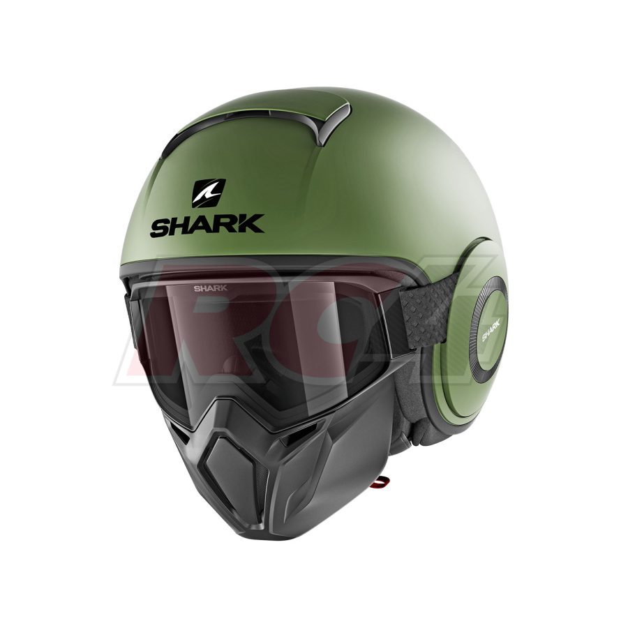 Capacete Shark Street-Drak Blank Green