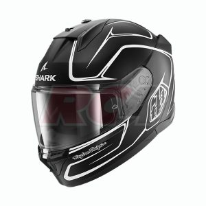 capacete shark d skwal 3 troy lee designs black matt white