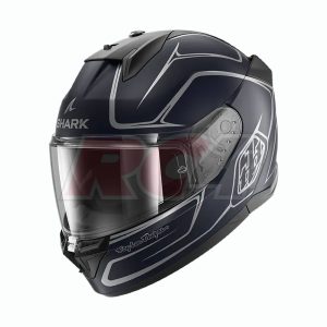 capacete shark d skwal 3 troy lee designs blue matt silver