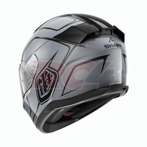 capacete shark d skwal 3 troy lee designs silver black