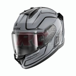 capacete shark d skwal 3 troy lee designs silver black