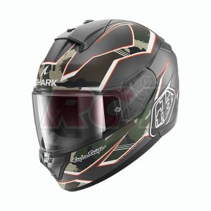 capacete shark ridill 2 troy lee designs anthracite green chocolat