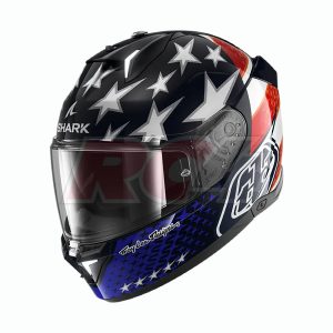 capacete shark skwal i3 troy lee designs blue red white