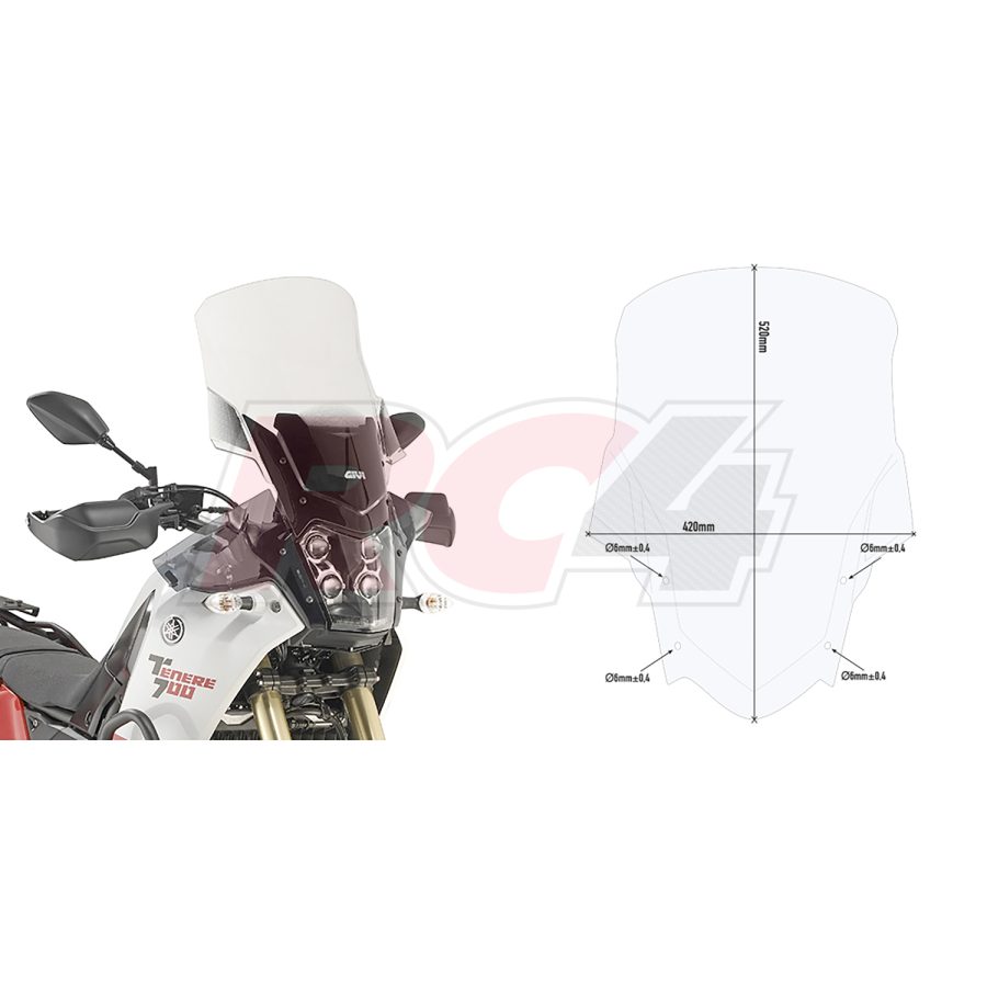 viseira givi d2145st