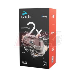 kit intercomunicador bluetooth cardo freecom 2x duo