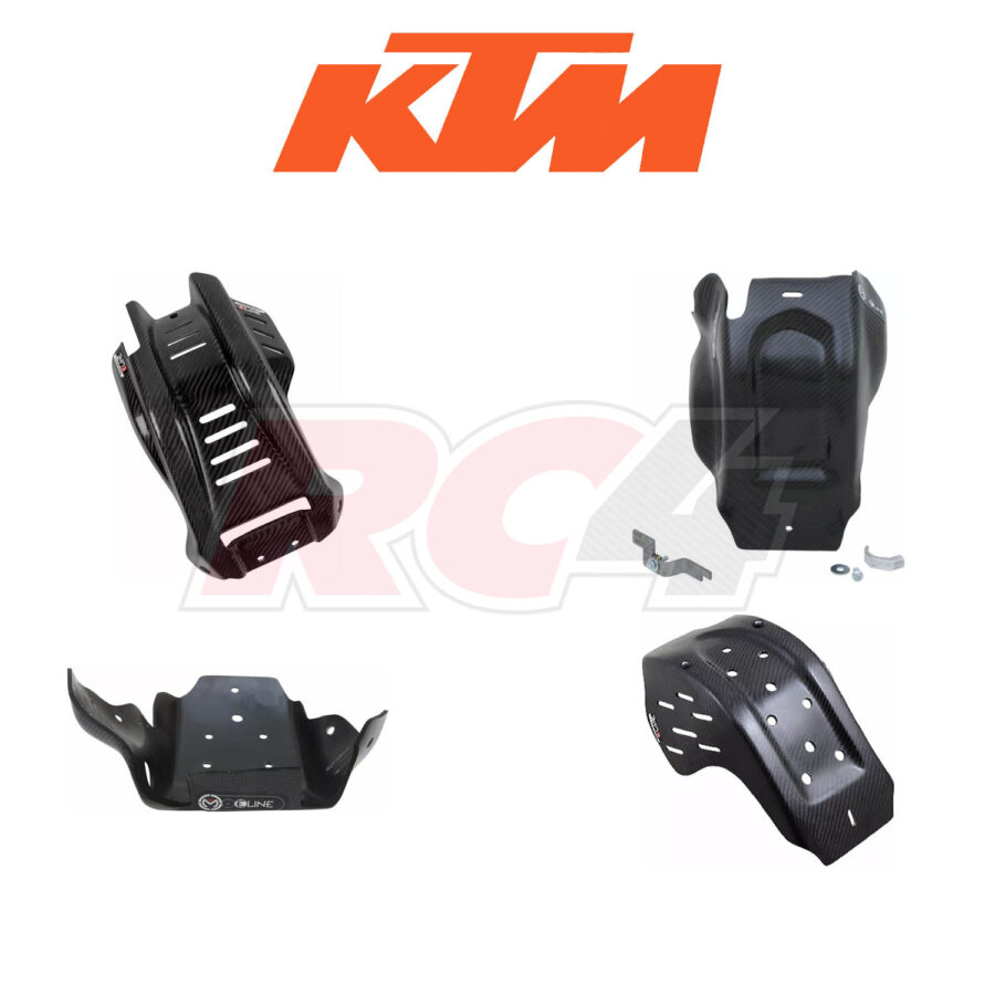 proteção motor moose racing em carbono ktm